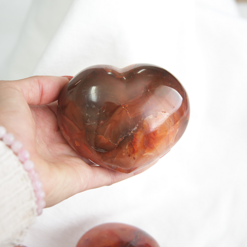 Carnelian Heart Crystal(Large)