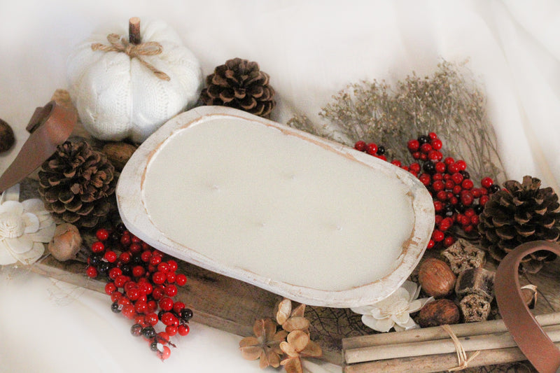 Rustic Purification Wood Bowl Candle