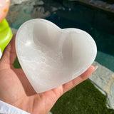 Crystal Charging Selenite Heart Bowl