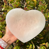 Crystal Charging Selenite Heart Bowl (Pink)